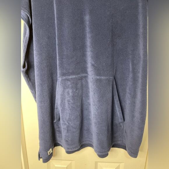 Fielder Bonobos Relaxed Fit Mens Beachy Blue Hooded Terry Cloth Shirt size XXL - Picture 3 of 7